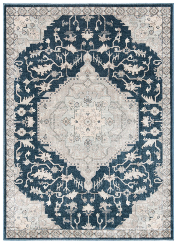Safavieh Vintage 871 Power Loomed 67.7% Viscose/20.6% Polyester/11.8% Cotton Traditional Rug VTG871-7330-4