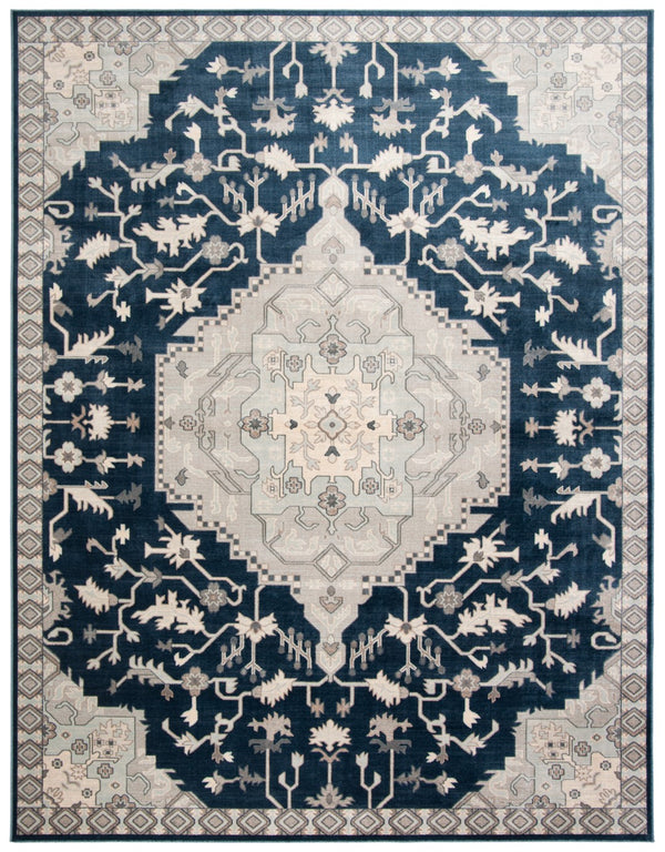 Safavieh Vintage 871 Power Loomed 67.7% Viscose/20.6% Polyester/11.8% Cotton Traditional Rug VTG871-7330-4