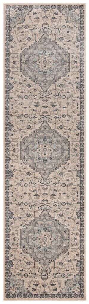 Safavieh Vintage 871 Power Loomed 67.7% Viscose/20.6% Polyester/11.8% Cotton Traditional Rug VTG871-7440-4