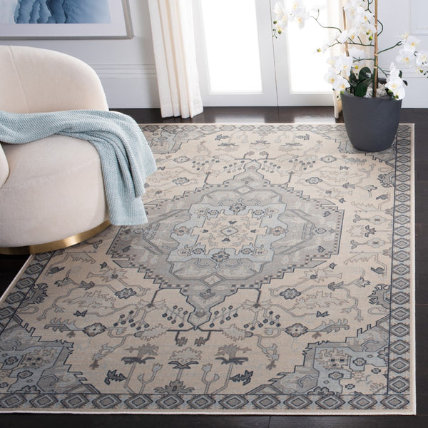 Safavieh Vintage 871 Power Loomed 67.7% Viscose/20.6% Polyester/11.8% Cotton Traditional Rug VTG871-7440-4