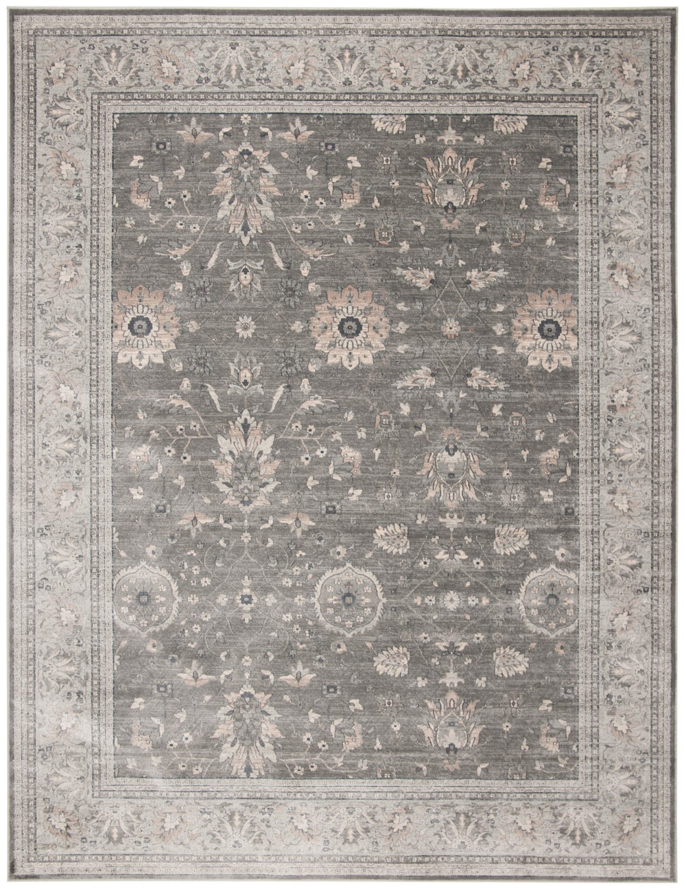Safavieh Vintage 872 Power Loomed 67.7% Viscose/20.6% Polyester/11.8% Cotton Rug VTG872-7110-4