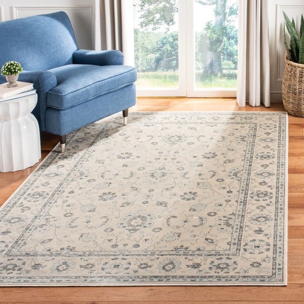 Safavieh Vintage 874 Power Loomed 67.7% Viscose/20.6% Polyester/11.8% Cotton Traditional Rug VTG874-7440-4
