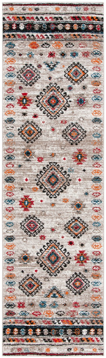 Safavieh Vintage Hamadan 223 Power Loomed Traditional Rug Ivory / Black 9' x 12'