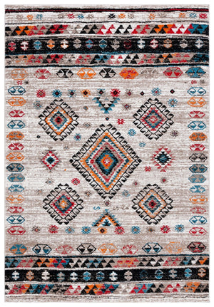 Safavieh Vintage Hamadan 223 Power Loomed Traditional Rug Ivory / Black 9' x 12'