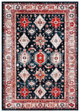 Safavieh Vintage Hamadan 227 Power Loomed Traditional Rug Ivory / Blue 9' x 12'