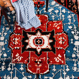 Safavieh Vintage Hamadan 259 Power Loomed Polypropylene Transitional Rug VTH259Q-9