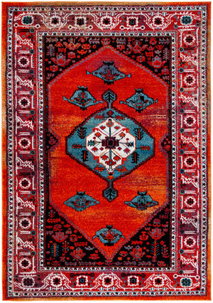 Safavieh Vintage Hamadan 262 Power Loomed Polypropylene Transitional Rug VTH262Q-9