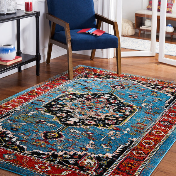 Safavieh Vintage Hamadan 266 Power Loomed Polypropylene Transitional Rug VTH266M-9