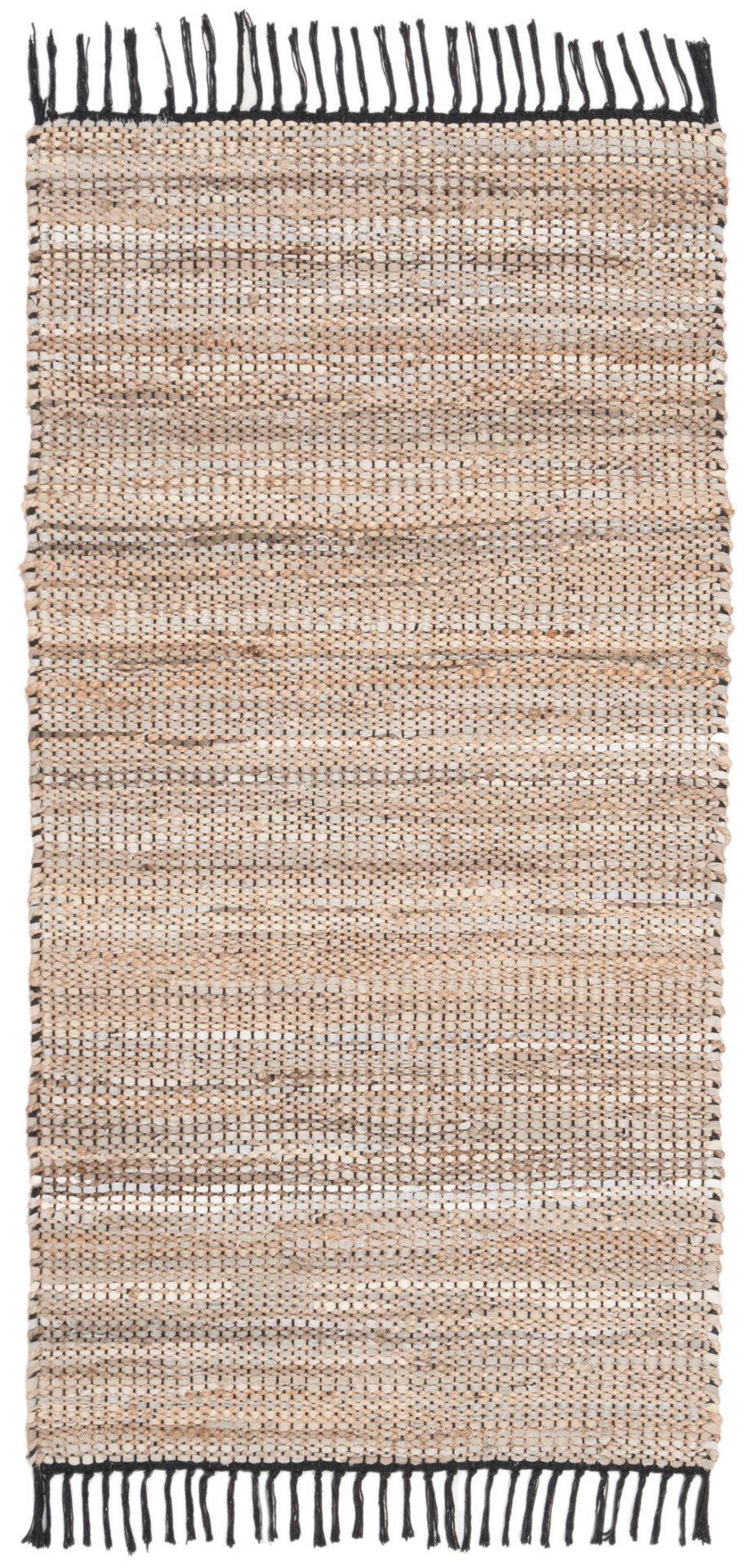 Safavieh Vintage Leather 203 Hand Woven Leather, Jute, And Cotton Rug VTL203B-2