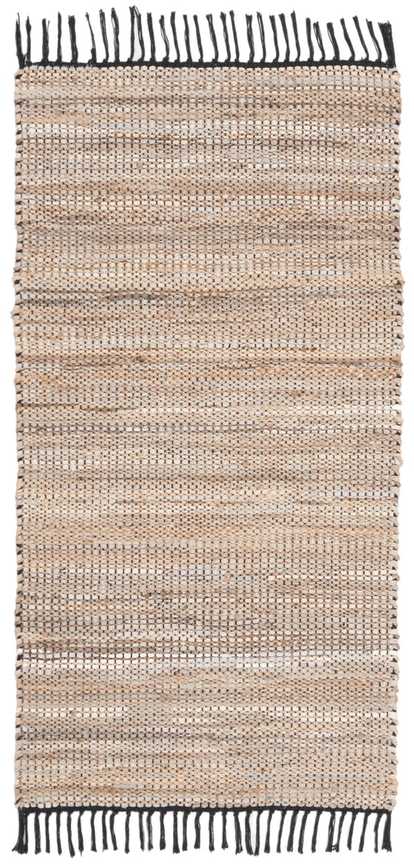 Safavieh Vintage Leather 203 Hand Woven Leather, Jute, And Cotton Rug VTL203B-2