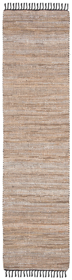 Safavieh Vintage Leather 203 Hand Woven Leather, Jute, And Cotton Rug VTL203B-2