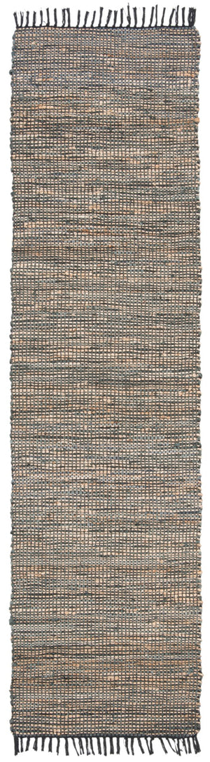 Safavieh Vintage Leather 203 Hand Woven Leather, Jute, And Cotton Rug VTL203F-29