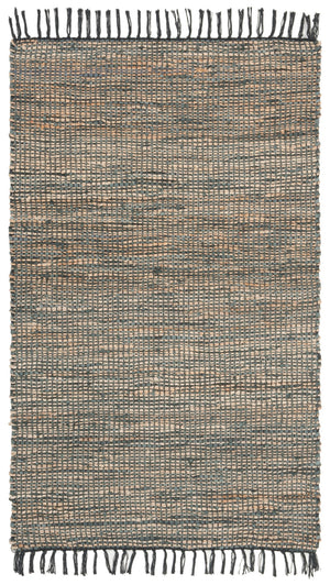 Safavieh Vintage Leather 203 Hand Woven Leather, Jute, And Cotton Rug VTL203F-3