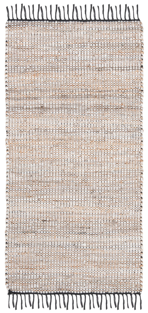 Safavieh Vintage Leather 203 Hand Woven Leather, Jute, And Cotton Rug VTL203G-2