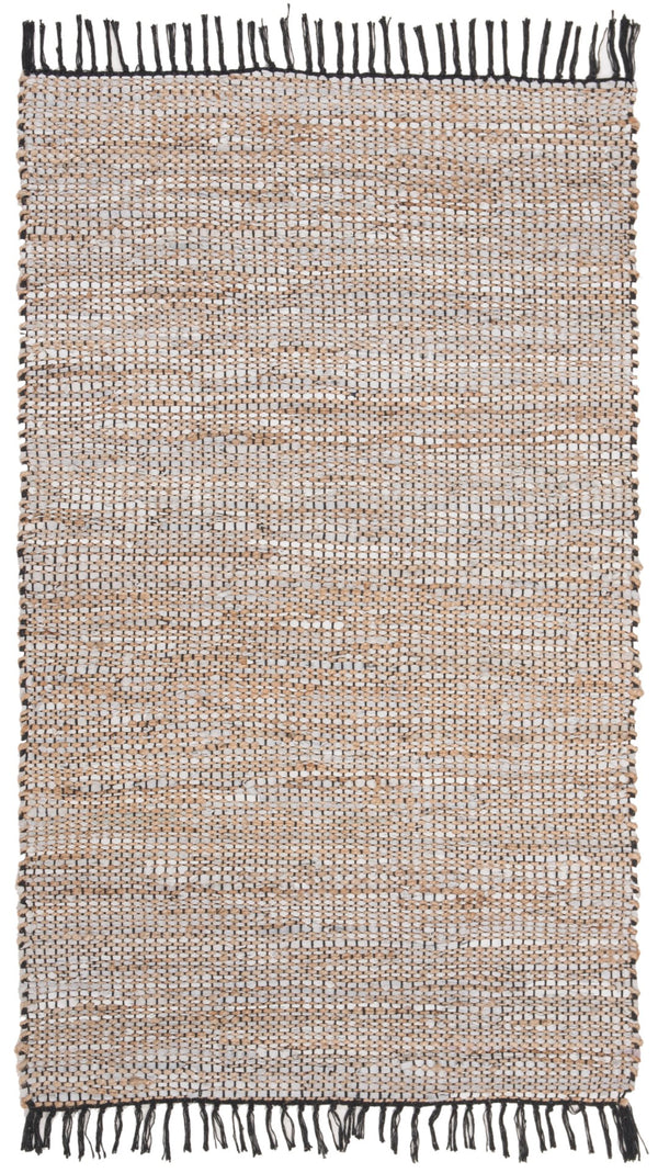 Safavieh Vintage Leather 203 Hand Woven Leather, Jute, And Cotton Rug VTL203G-3