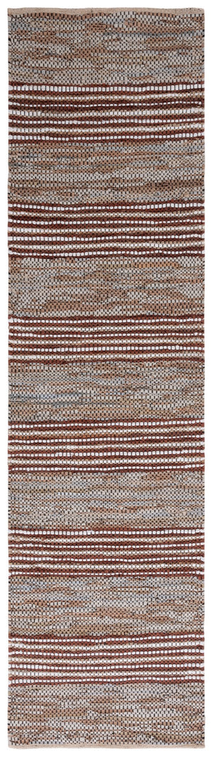 Safavieh Vintage Leather 204 Hand Woven 90% Leather And 10% Jute Rug VTL204B-29