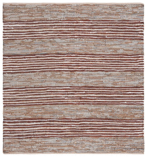 Safavieh Vintage Leather 204 Hand Woven 90% Leather And 10% Jute Rug VTL204B-6SQ