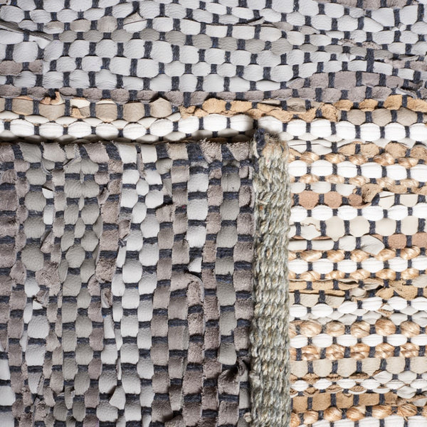 Safavieh Vintage Leather 204 Hand Woven 90% Leather And 10% Jute Rug VTL204F-2