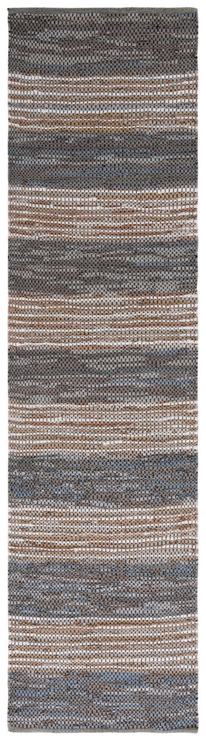 Safavieh Vintage Leather 204 Hand Woven 90% Leather And 10% Jute Rug VTL204F-29