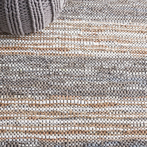 Safavieh Vintage Leather 204 Hand Woven 90% Leather And 10% Jute Rug VTL204F-5