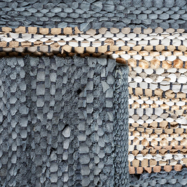 Safavieh Vintage Leather 204 Hand Woven 90% Leather And 10% Jute Rug VTL204G-2