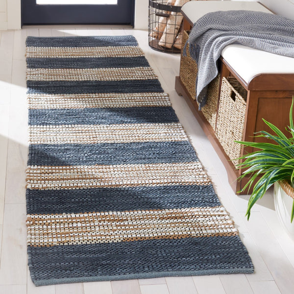 Safavieh Vintage Leather 204 Hand Woven 90% Leather And 10% Jute Rug VTL204G-29