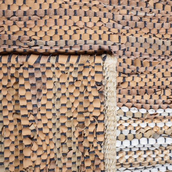 Safavieh Vintage Leather 204 Hand Woven 90% Leather And 10% Jute Rug VTL204T-2