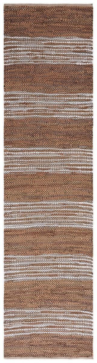 Safavieh Vintage Leather 204 Hand Woven 90% Leather And 10% Jute Rug VTL204T-8