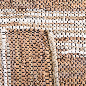 Safavieh Vintage Leather 204 Hand Woven 90% Leather And 10% Jute Rug VTL204T-5