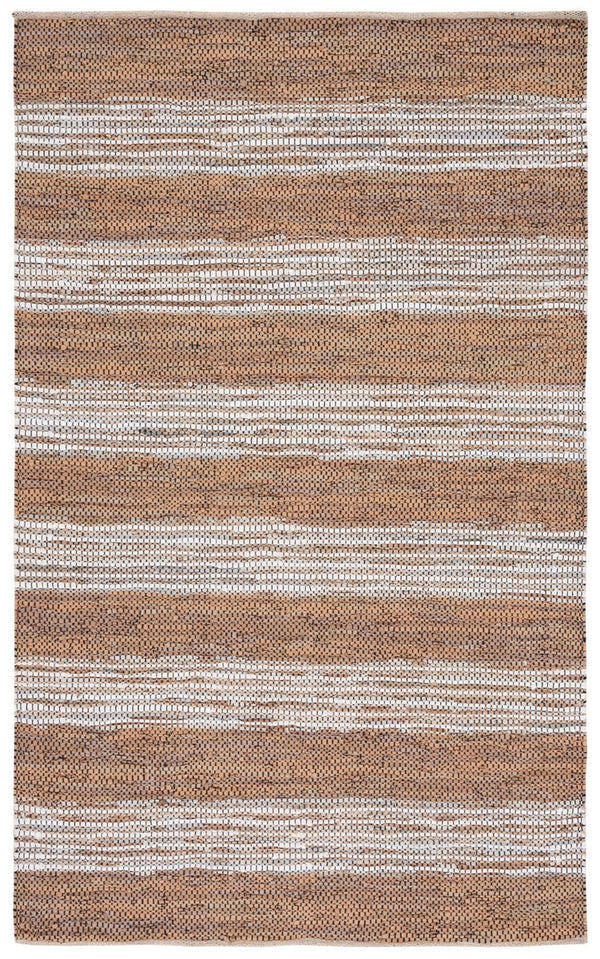 Safavieh Vintage Leather 204 Hand Woven 90% Leather And 10% Jute Rug VTL204T-8