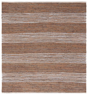 Safavieh Vintage Leather 204 Hand Woven 90% Leather And 10% Jute Rug VTL204T-6SQ