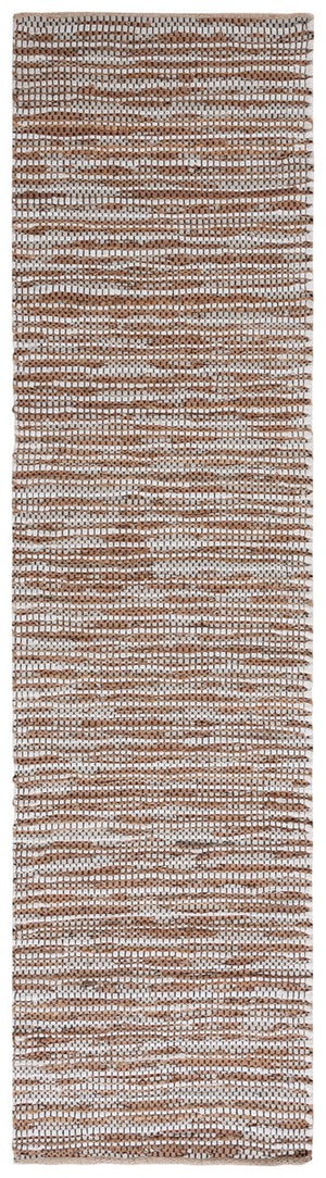 Safavieh Vintage Leather 205 Hand Woven 90% Leather And 10% Jute Rug VTL205B-8