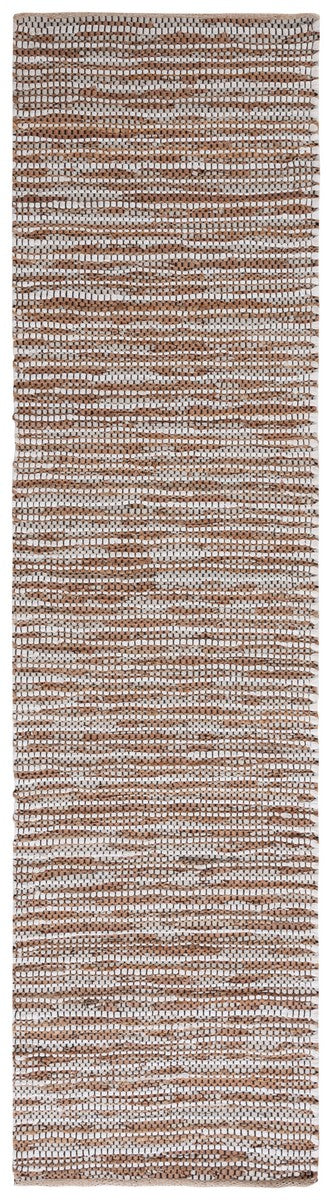 Safavieh Vintage Leather 205 Hand Woven 90% Leather And 10% Jute Rug VTL205B-8