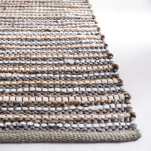 Safavieh Vintage Leather 205 Hand Woven 90% Leather And 10% Jute Rug VTL205F-5