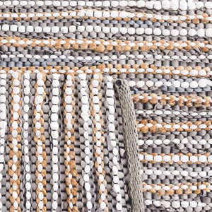 Safavieh Vintage Leather 205 Hand Woven 90% Leather And 10% Jute Rug VTL205F-5