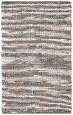 Safavieh Vintage Leather 205 Hand Woven 90% Leather And 10% Jute Rug VTL205F-5