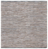 Safavieh Vintage Leather 205 Hand Woven 90% Leather And 10% Jute Rug VTL205F-6SQ