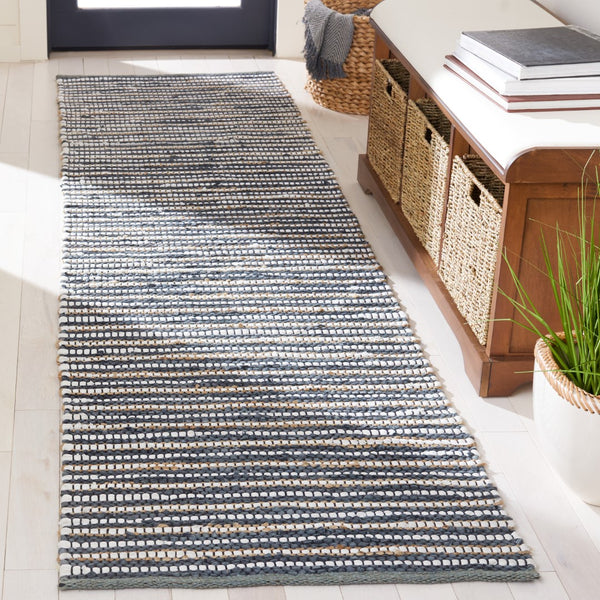 Safavieh Vintage Leather 205 Hand Woven 90% Leather And 10% Jute Rug VTL205G-29