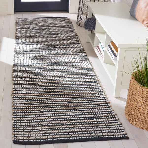 Safavieh Vintage Leather 205 Hand Woven 90% Leather And 10% Jute Rug VTL205Z-29