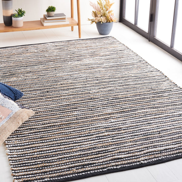 Safavieh Vintage Leather 205 Hand Woven 90% Leather And 10% Jute Rug VTL205Z-5