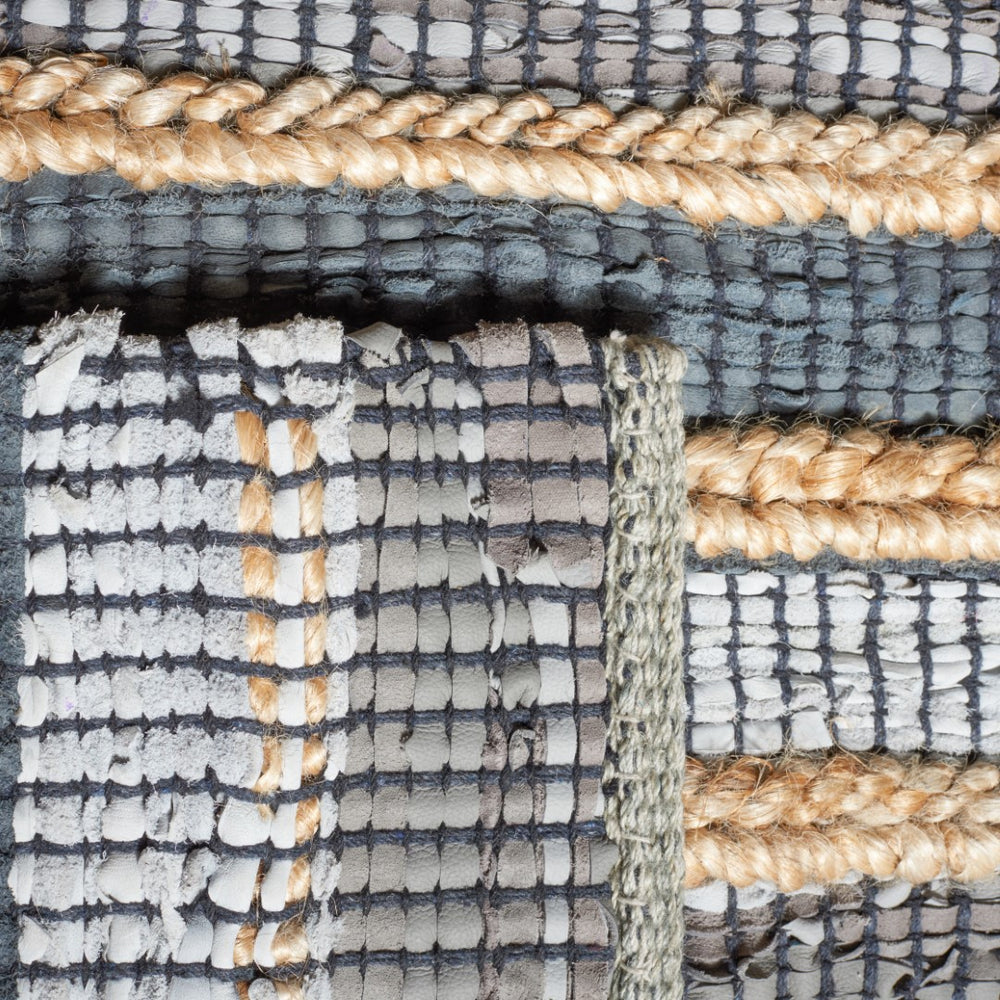 Safavieh Vintage Leather 206 Hand Woven 90% Leather And 10% Jute Rug VTL206F-2