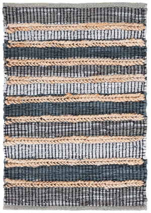 Safavieh Vintage Leather 206 Hand Woven 90% Leather And 10% Jute Rug VTL206F-2