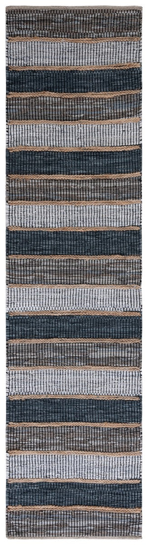 Safavieh Vintage Leather 206 Hand Woven 90% Leather And 10% Jute Rug VTL206F-8