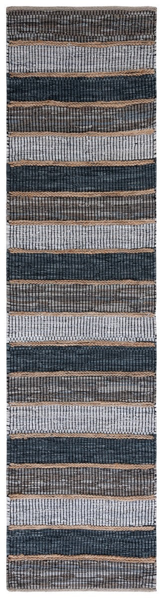 Safavieh Vintage Leather 206 Hand Woven 90% Leather And 10% Jute Rug VTL206F-8