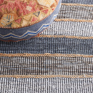 Safavieh Vintage Leather 206 Hand Woven 90% Leather And 10% Jute Rug VTL206F-5