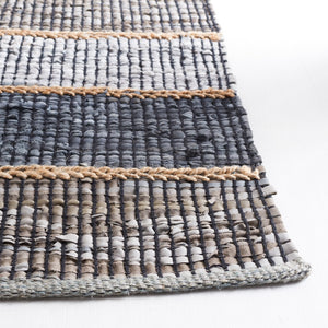 Safavieh Vintage Leather 206 Hand Woven 90% Leather And 10% Jute Rug VTL206F-5