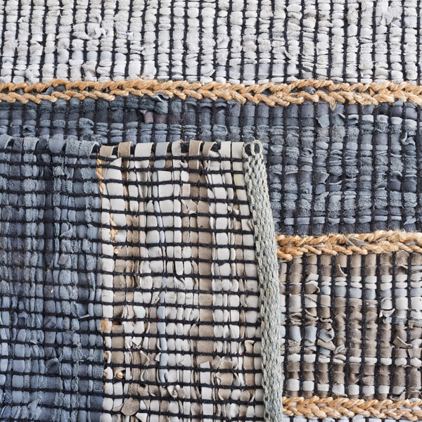 Safavieh Vintage Leather 206 Hand Woven 90% Leather And 10% Jute Rug VTL206F-5