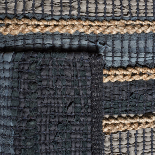 Safavieh Vintage Leather 206 Hand Woven 90% Leather And 10% Jute Rug VTL206Z-2