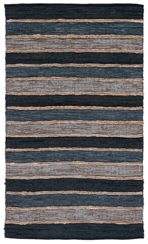 Safavieh Vintage Leather 206 Hand Woven 90% Leather And 10% Jute Rug VTL206Z-5