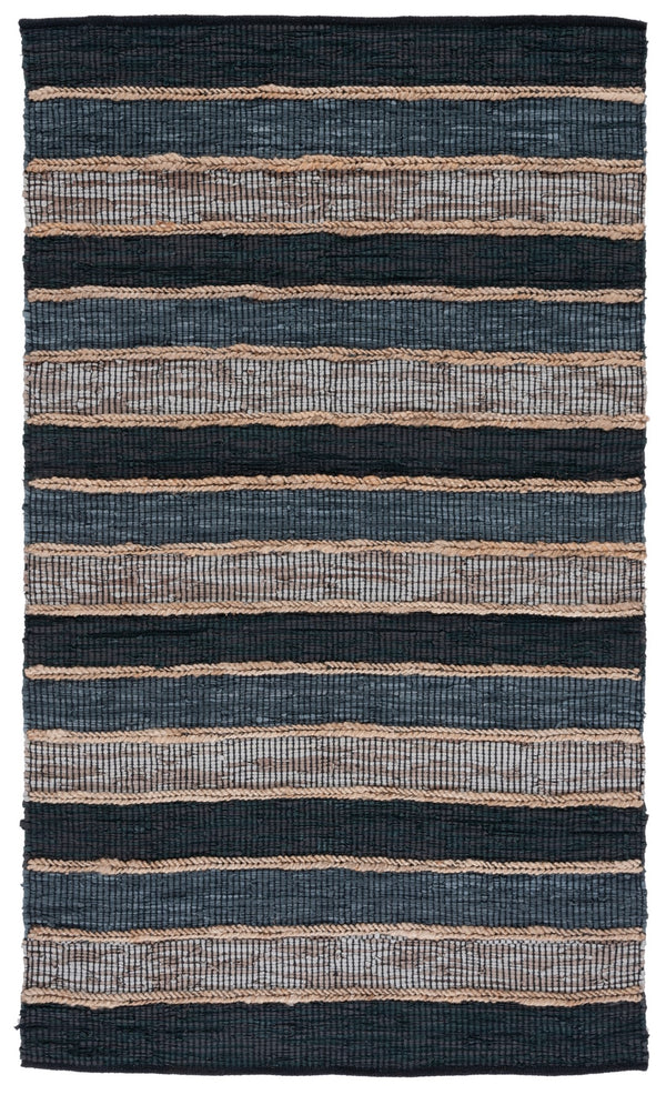 Safavieh Vintage Leather 206 Hand Woven 90% Leather And 10% Jute Rug VTL206Z-5